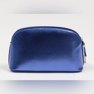 Stella & Max Zip Around Cosmetic Bag Blue